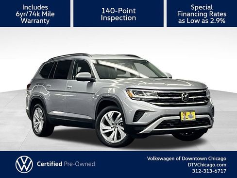 Certified 2022 Volkswagen Atlas SE AWD/4WD image 1