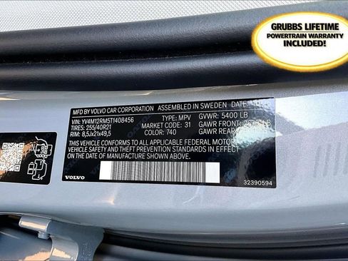 New 2026 Volvo XC60 B5 Ultra w/ Protection Package Premier image 33