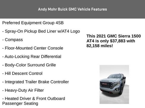 Used 2021 GMC Sierra 1500 AT4 w/ AT4 Value Package image 12