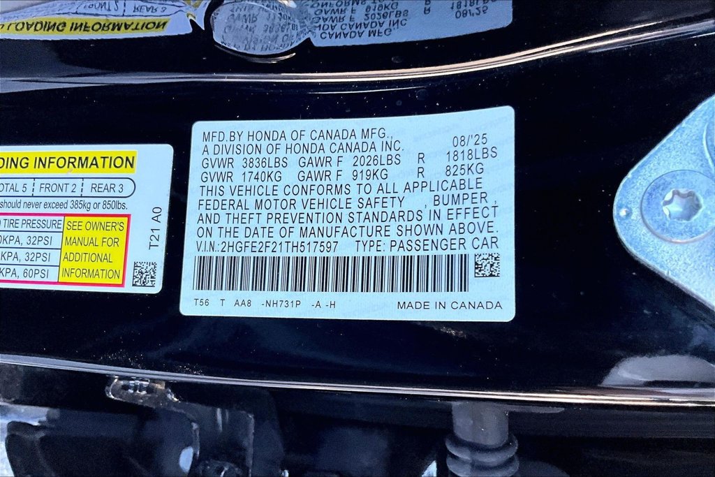 Used 2026 Honda Civic LX image 16