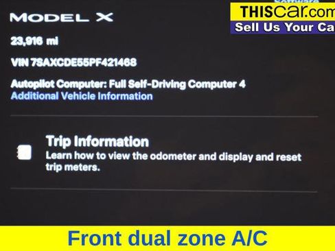 Used 2023 Tesla Model X AWD/4WD image 16