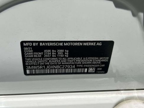 Used 2022 BMW 330i Sedan w/ Driving Assistance Package RWD image 24