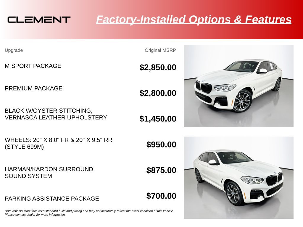 Used 2021 BMW X4 xDrive30i w/ M Sport Package AWD/4WD image 16