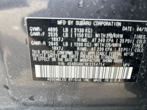 Used 2019 Subaru Outback 2.5i Limited AWD/4WD image 38