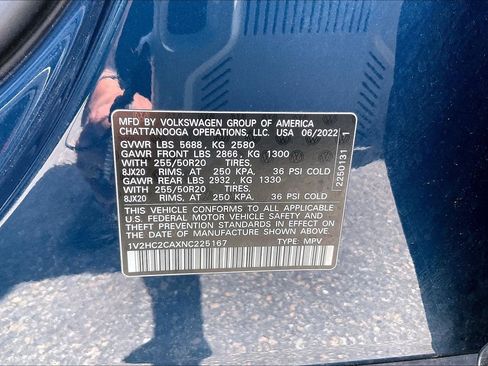 Used 2022 Volkswagen Atlas Cross Sport SE AWD/4WD image 29