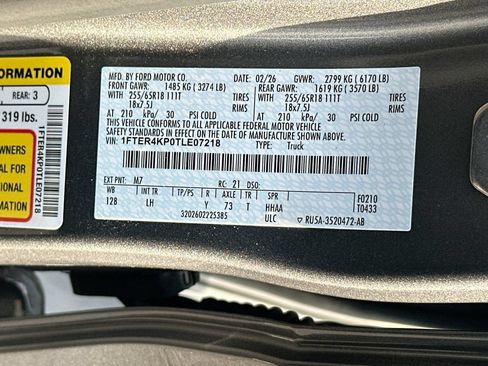Used 2026 Ford Ranger Lariat w/ FX4 Off-Road Package AWD/4WD image 27