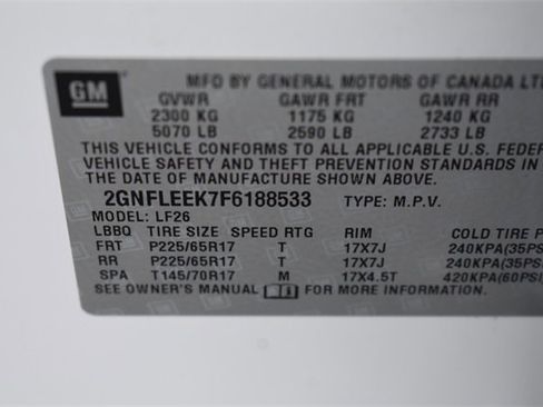 Certified 2015 Chevrolet Equinox LS w/ LPO, Protection Package image 32