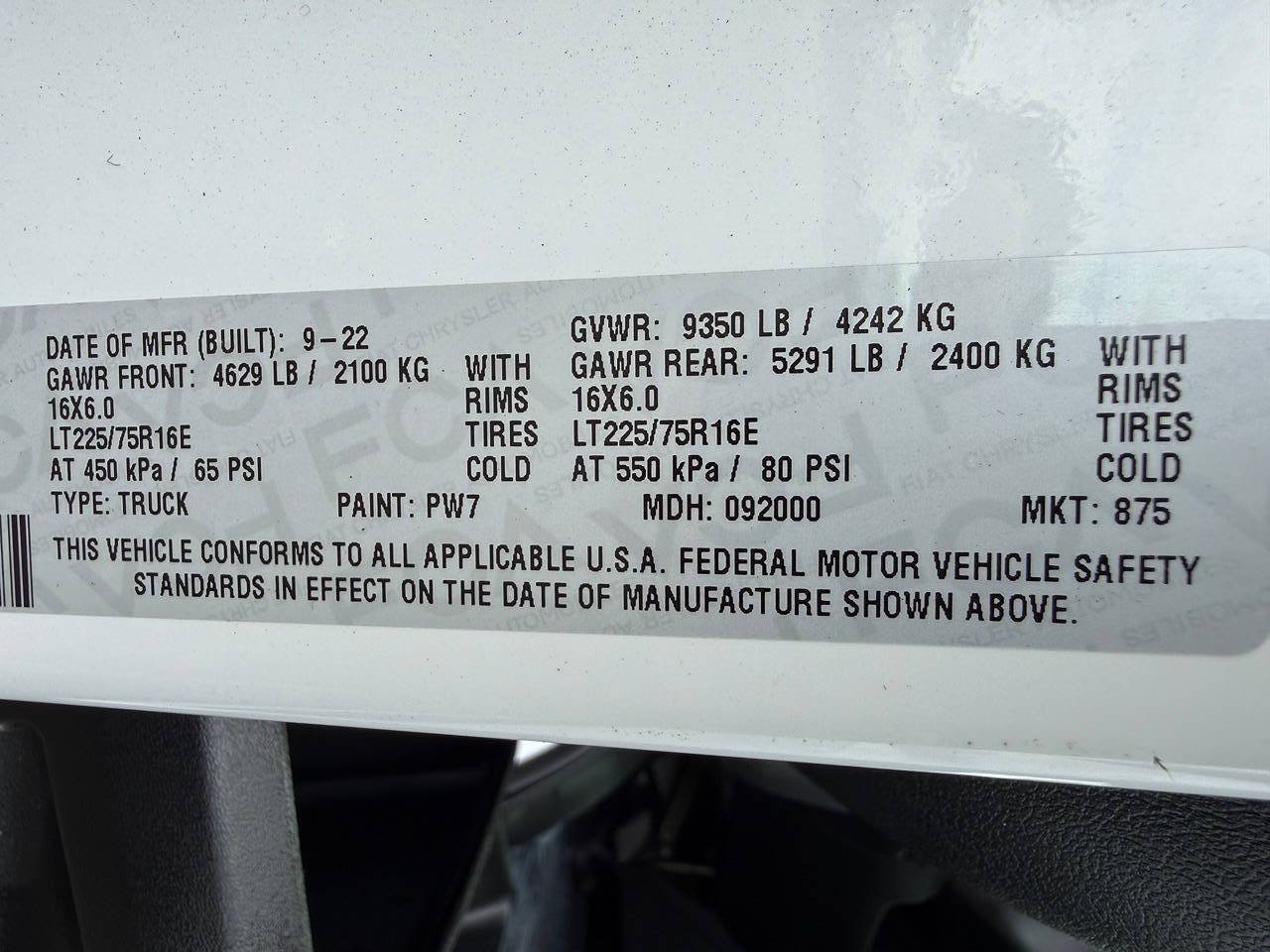 Used 2023 RAM ProMaster 3500 FWD image 39