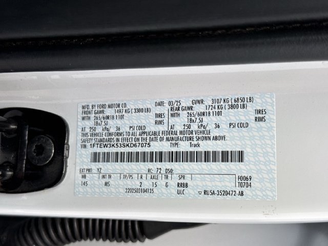 Used 2025 Ford F150 XLT w/ Equipment Group 301A Standard RWD image 32