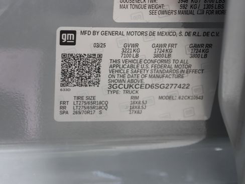 Used 2025 Chevrolet Silverado 1500 Custom Trail Boss image 41