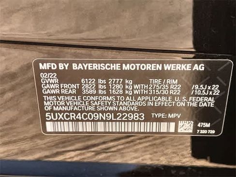 Used 2022 BMW X5 sDrive40i w/ M Sport Package image 22