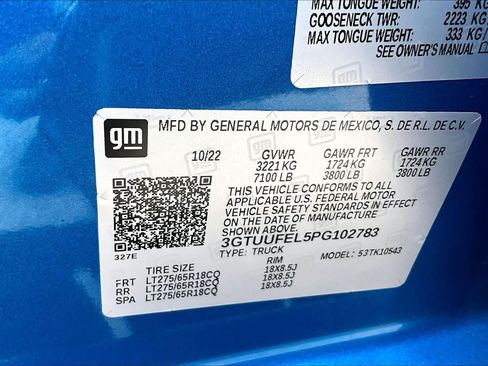 Used 2023 GMC Sierra 1500 AT4X AWD/4WD image 35
