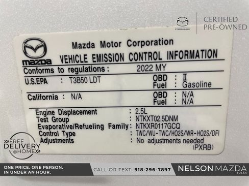 Certified 2022 MAZDA CX-5 AWD 2.5 S w/ Preferred Package image 51