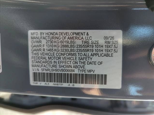 New 2027 Honda Odyssey Elite image 17