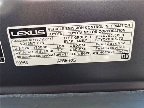 Used 2025 Lexus ES 300h w/ Premium Package FWD image 21