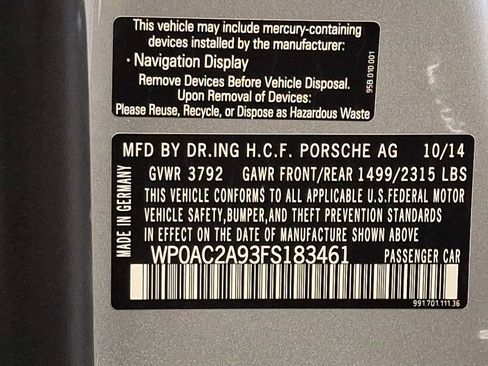 Used 2015 Porsche 911 GT3 RWD image 27