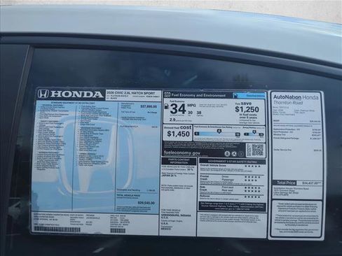 New 2026 Honda Civic Sport image 20