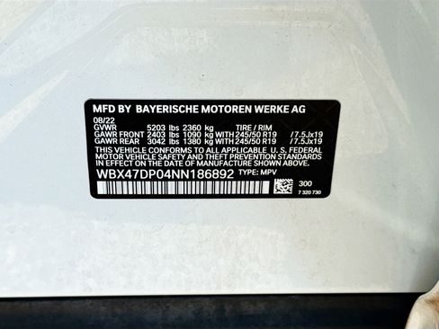 Used 2022 BMW X3 sDrive30i w/ Convenience Package w/ZPA image 45