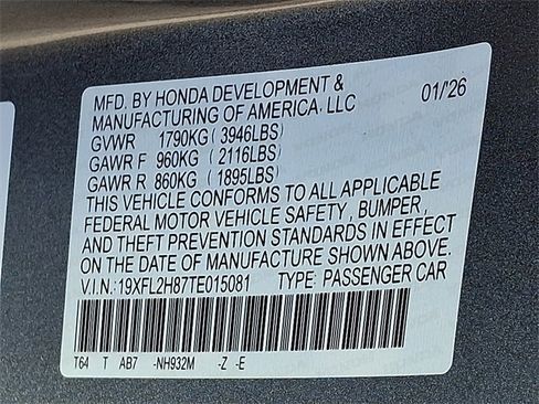 New 2026 Honda Civic Sport image 21