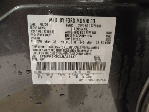 Used 2020 Ford Edge Titanium w/ Equipment Group 301A FWD image 33