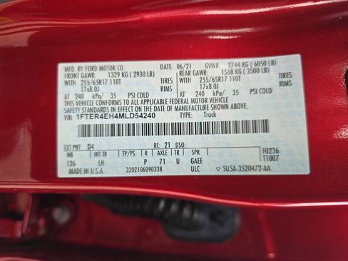 Used 2021 Ford Ranger XLT w/ Equipment Group 301A Mid image 38