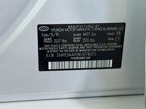 Used 2019 Hyundai Sonata Sport w/ Tech Package 03 FWD image 40