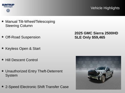 Used 2025 GMC Sierra 2500 SLE w/ SLE Value Package; AWD/4WD image 25