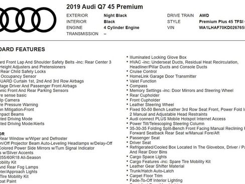 Used 2019 Audi Q7 2.0T Premium Plus AWD/4WD image 17