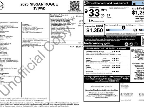 Used 2023 Nissan Rogue SV w/ SV Premium B Package FWD image 4
