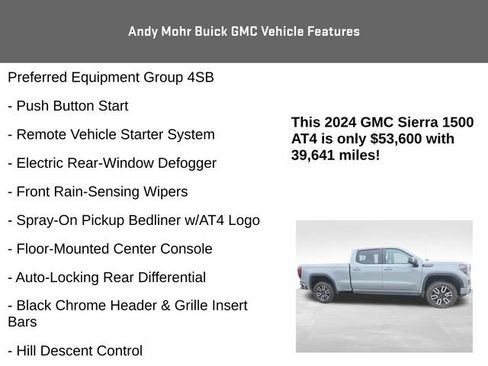 Used 2024 GMC Sierra 1500 AT4 w/ AT4 Premium Package AWD/4WD image 14
