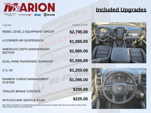 New 2026 RAM 1500 Rebel w/ Rebel Level 2 Equipment Group AWD/4WD image 8