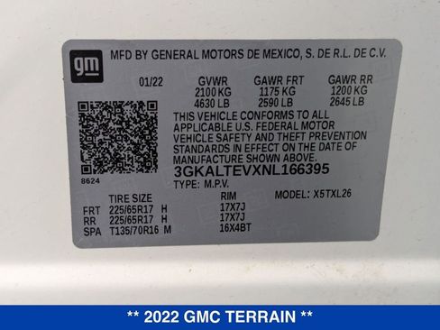 Certified 2022 GMC Terrain SLE w/ Driver Convenience Package image 41