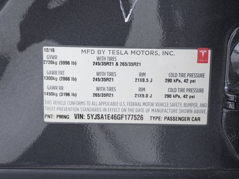 Used 2016 Tesla Model S P85D image 36