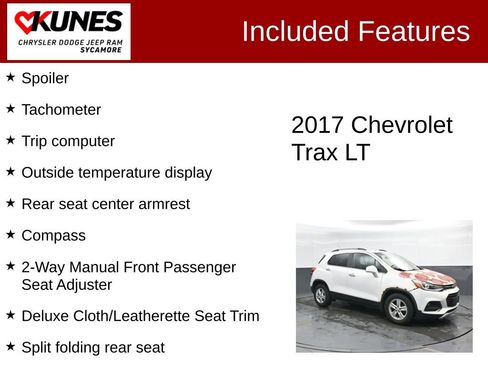 Used 2017 Chevrolet Trax LT w/ LT Convenience Package FWD image 4