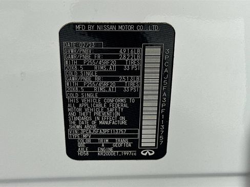 Used 2023 INFINITI QX50 Sport w/ Cargo Package FWD image 35