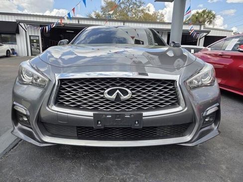 Used 2019 INFINITI Q50 Red Sport 400 w/ Sensory Package image 2