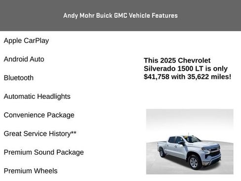 Used 2025 Chevrolet Silverado 1500 LT w/ Work Truck Package image 4