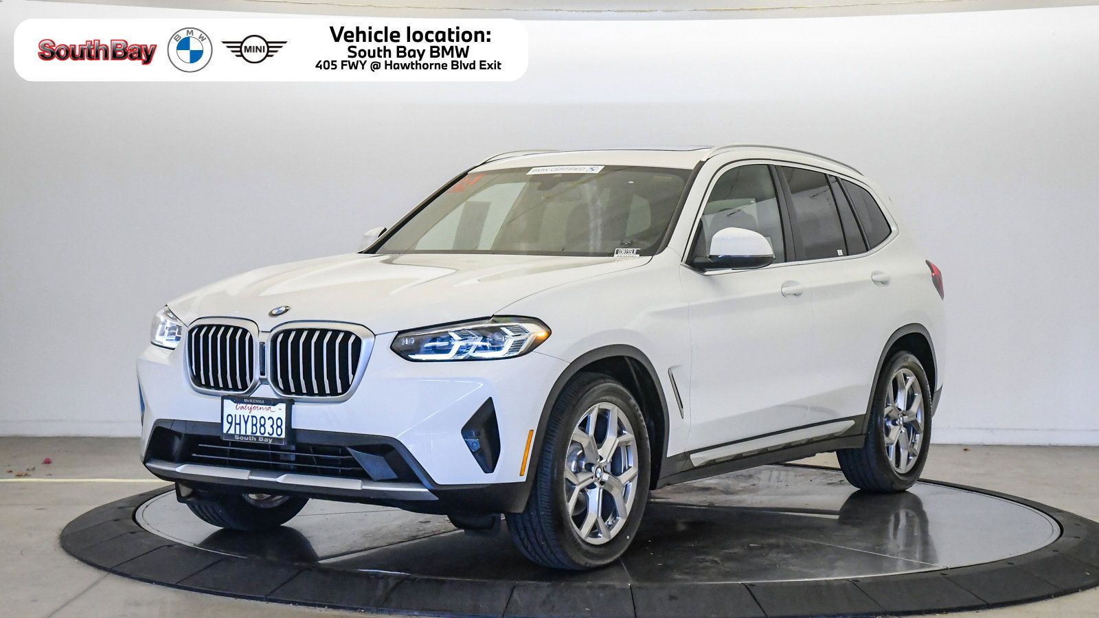 Certified 2024 BMW X3 sDrive30i w/ Premium Package RWD image 1