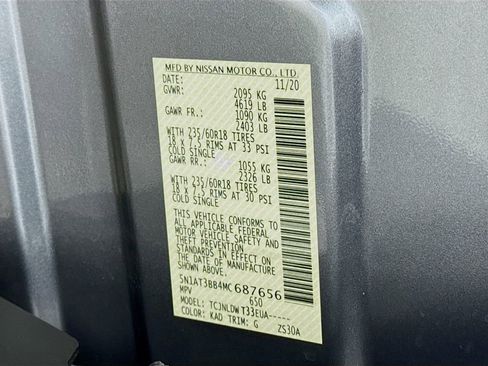 Certified 2021 Nissan Rogue SV AWD/4WD image 34