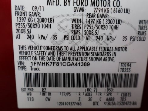 Used 2012 Ford Explorer Limited FWD image 49
