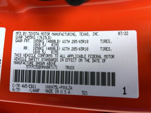 Used 2022 Toyota Tundra TRD Pro AWD/4WD image 25