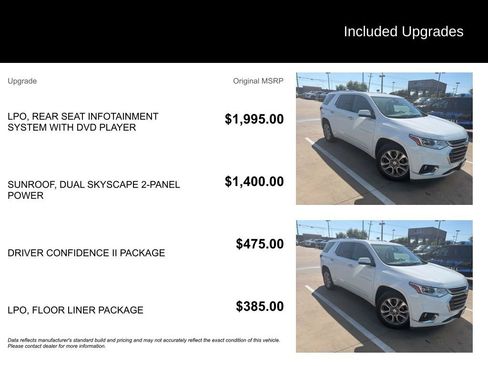 Used 2019 Chevrolet Traverse Premier w/ Driver Confidence II Package FWD image 5