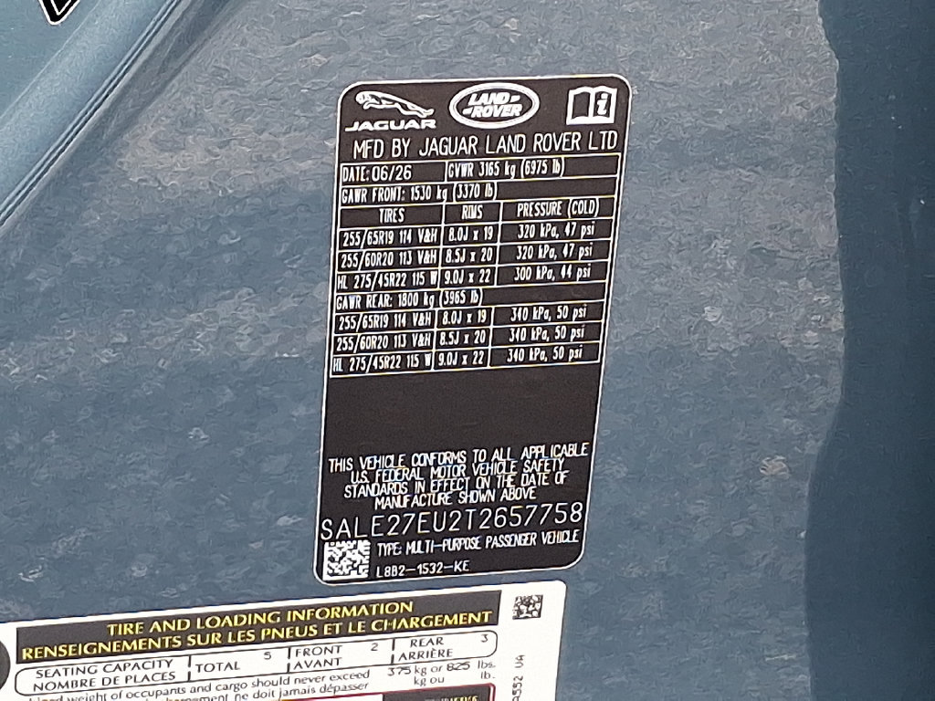 New 2026 Land Rover Defender 110 X-Dynamic SE AWD/4WD image 18