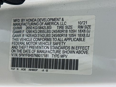 Used 2022 Honda Pilot EX-L image 12