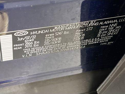 Used 2022 Hyundai Santa Fe SE w/ Cargo Package image 29