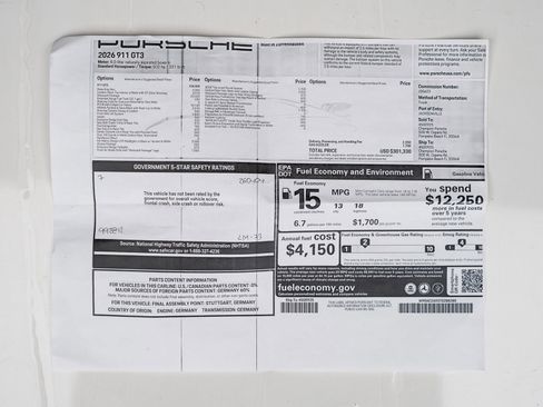 Used 2026 Porsche 911 GT3 RWD image 86