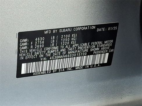 Certified 2025 Subaru Legacy Limited image 27