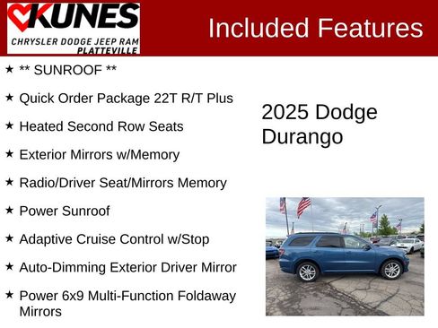 Used 2025 Dodge Durango R/T AWD/4WD image 2