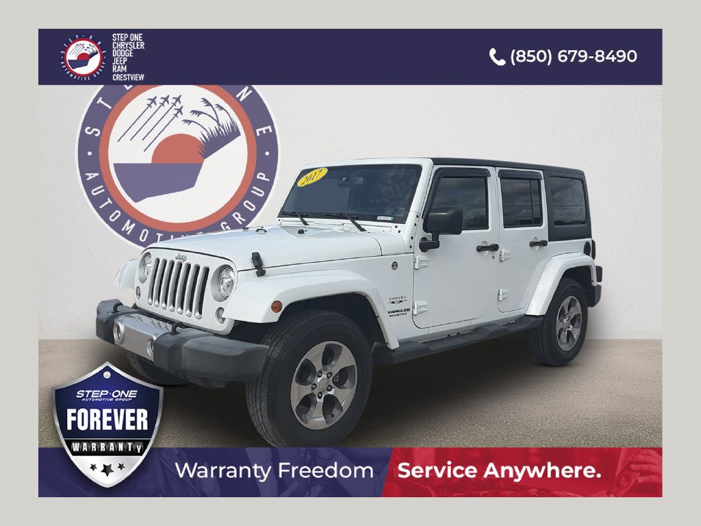 Used 2017 Jeep Wrangler Unlimited Sahara w/ Connectivity Group AWD/4WD 360° Tour