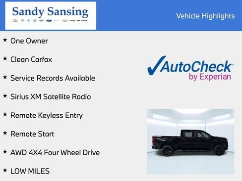 Used 2025 Chevrolet Silverado 1500 LT Trail Boss w/ LPO, Dark Essentials Package AWD/4WD image 7
